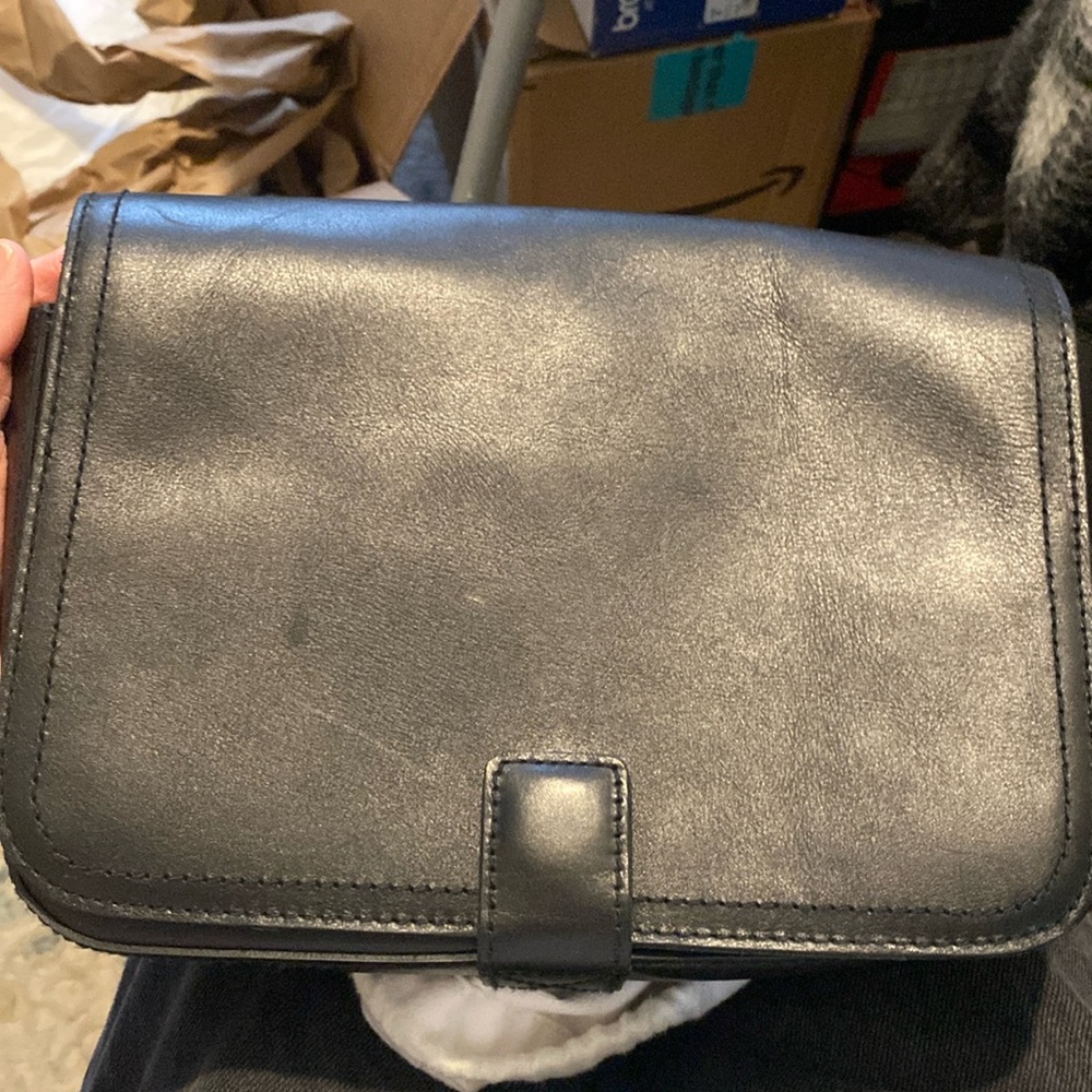 Madewell Leather crossbody bag with two straps